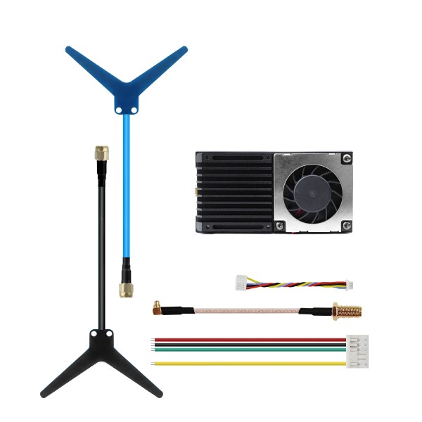 HGLRC 1.2G 4.5W VTX High Power Adjustable Transmission for Aerial Photography Plastic Material for Travel